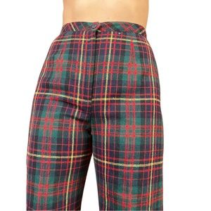 Vintage Plaid wool Pants    Personal Players